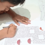 Kids reading the book